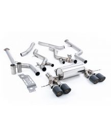 Ligne d'échappement inox Cat-Back à valves MILLTEK BMW M2 G87 (2023+)(Race)