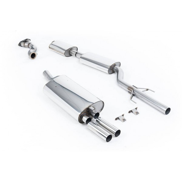 Ligne d'échappement inox MILLTEK pour BMW M3 E30 (1987-1992)(Sport)