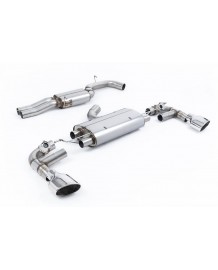 Ligne d'échappement Cat/Fap-Back à valves MILLTEK Audi TTRS MK3 8S 2,5 TFSI (2015-2018)(2019+)(Homologuée)