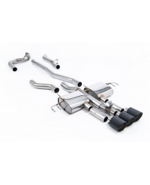 Ligne d'échappement inox Cat-Back à valves MILLTEK pour Honda Integra Type S (DE5) 2,0T 320Ch (2023+)(race)