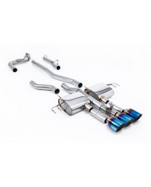 Ligne d'échappement inox Cat-Back à valves MILLTEK pour Honda Integra Type S (DE5) 2,0T 320Ch (2023+)(race)