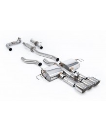 Ligne d'échappement inox Cat-Back à valves MILLTEK pour Honda Integra Type S (DE5) 2,0T 320Ch (2023+)