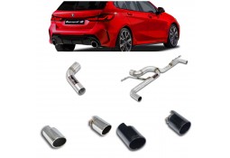 Echappement inox SUPERSPRINT pour BMW 116d / 118d sDrive Pack M (2019+)- Silencieux Race look M135i