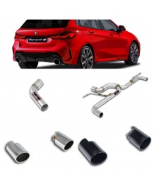 Echappement inox SUPERSPRINT pour BMW 116d / 118d sDrive Pack M (2019+)- Silencieux Race look M135i