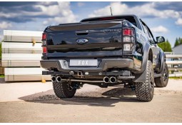 Echappement inox FOX pour FORD Raptor 2,0l Diesel 214Ch ( 2019-2021) - Silencieux 4 Sorties