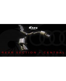 Ligne d'échappement inox Fap-Back à valves TFL Italy pour AUDI RS6 C8 (2020+)