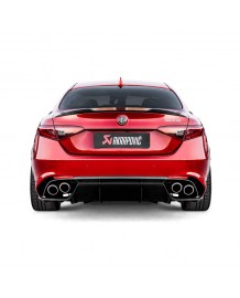 Echappement AKRAPOVIC Alfa Romeo Giulia Quadrifoglio (2016-2020)-Silencieux à valves