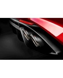 Echappement AKRAPOVIC pour Alfa Romeo Giulia Quadrifoglio (2018-2020)-Silencieux à valves