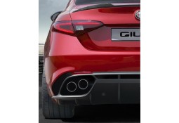 Echappement inox TUBI STYLE Alfa Roméo Giulia Quadrifoglio V6 2,9 (2016-2018) - Ligne Cat-back à valves