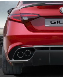 Echappement inox TUBI STYLE Alfa Roméo Giulia Quadrifoglio V6 2,9 (2016-2018) - Ligne Cat-back à valves