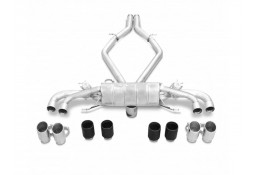 Echappement inox TUBI STYLE Alfa Roméo Giulia Quadrifoglio V6 2,9 (2016-2018) - Ligne Cat-back à valves