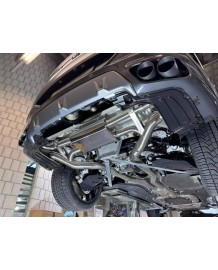 Echappement inox DAHLER/DAEHLER pour BMW X6 M60i G06 / X5 M60i G05 LCI (04/2023+)-Silencieux à valves