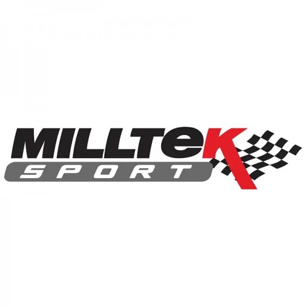 Ligne d'échappement inox Cat-Back à valves MILLTEK pour FORD Mustang Shelby GT500 5.2 V8 Supercharged S550 (2020-2023)