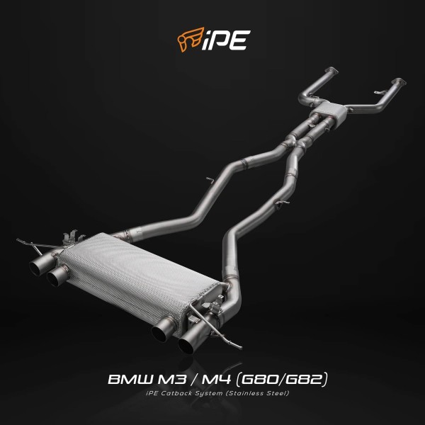 Echappement IPE INNOTECH BMW M4 G82 / M3 G80 + Competition (2021+)-Ligne Cat-Back à valves