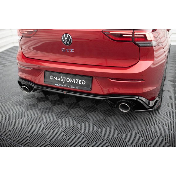 Diffuseur + Embouts look GTI pour VW Golf 8 GTE (2020+)