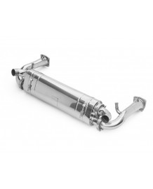 Echappement inox TUBI STYLE pour Porsche 997.1 Turbo (2006-2009) - Silencieux + Suppression catalyseurs