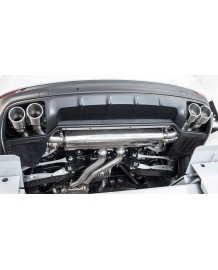 Echappement CARGRAPHIC Porsche Cayenne 2,9 S + 3,0 V6 + E-Hybrid SANS VALVES SUV/Coupé (E3) (2018+) - Ligne Fap-Back à valves