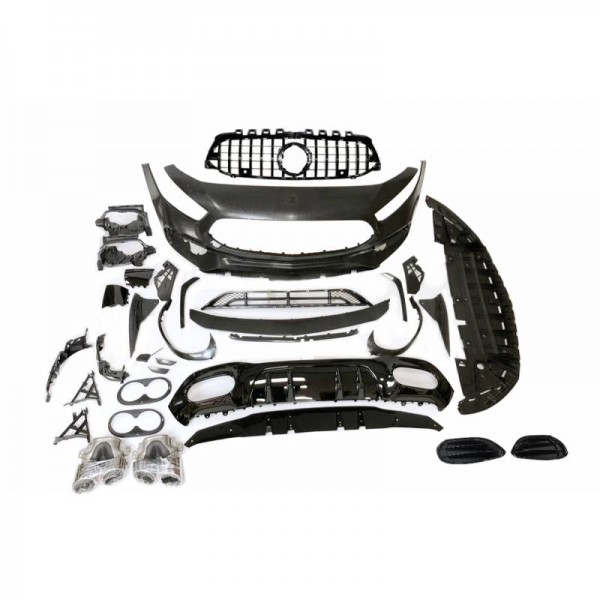 Kit carrosserie look A45S AMG pour Mercedes Classe A W177 Pack AMG (2018-2022)