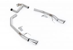 Tubes d'échappement MILLTEK pour FORD Ranger 2,0 TDCI 205Ch Diesel (2022+)(Look Raptor)