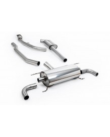 Ligne d'échappement inox Cat-Back MILLTEK pour Alfa Roméo Giulia 2,0T Veloce non Q4 (sans FAP) (2017-2019)