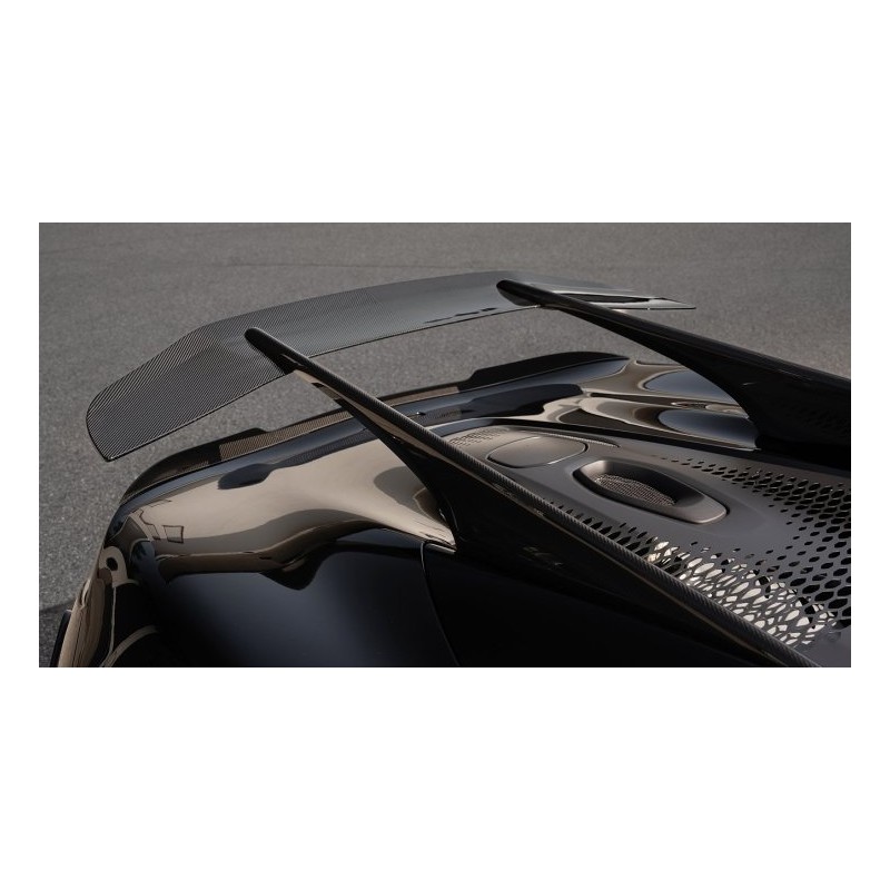 Aileron Arrière Carbone Pour Traxxas Revo - Design Aérodynamique Avec Arc Décoratif