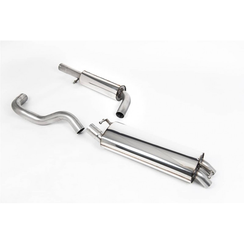 Ligne D'échappement Complète Pour VW PASSAT B5 1.6 - Kit Silencieux Avant Et Arrière, Acier Aluminié