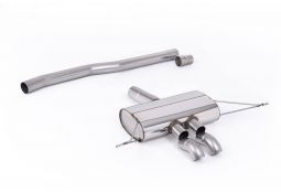Ligne d'échappement inox Fap-Back MILLTEK pour MINI Cooper S F66 204Ch 2.0T B48 (2024+)