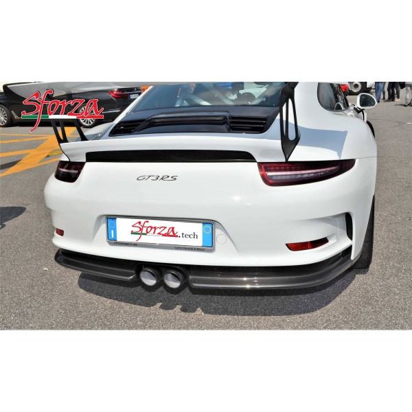 Diffuseur arrière Carbone SFORZA pour PORSCHE 991.1 GT3 RS