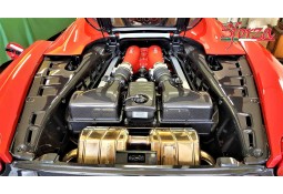 Caches latéraux Carbone compartiment moteur SFORZA pour FERRARI F430 Spider