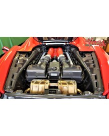 Caches latéraux Carbone compartiment moteur SFORZA pour FERRARI F430 Spider