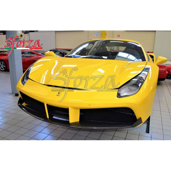 Spoiler avant Carbone SFORZA pour FERRARI 488