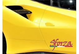 Prises d'air latérales Carbone SFORZA pour FERRARI 488