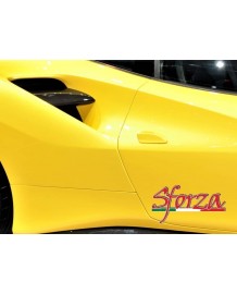 Prises d'air latérales Carbone SFORZA pour FERRARI 488