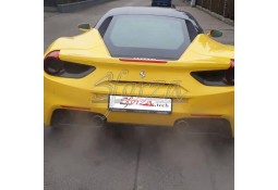 Contour de feux arrière Carbone SFORZA pour FERRARI 488