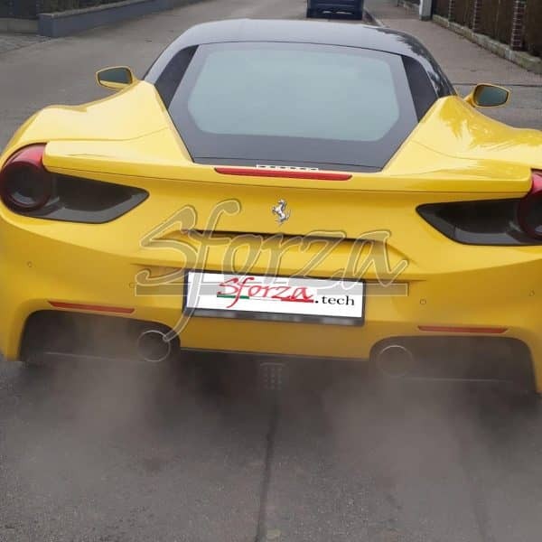 Contour de feux arrière Carbone SFORZA pour FERRARI 488