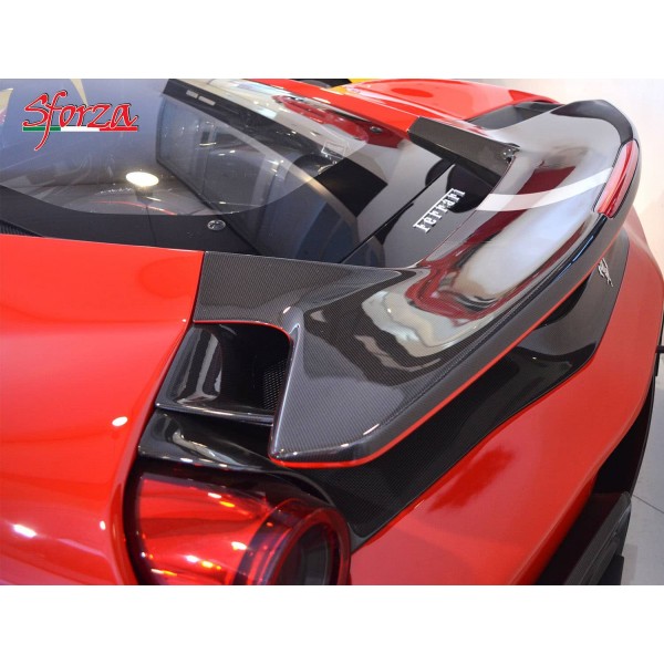 Aileron arrière Carbone SFORZA pour FERRARI 488 Pista Coupé