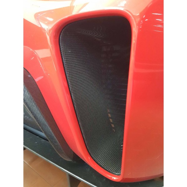 Prises d'air de pare-chocs arrière Carbone SFORZA pour FERRARI 488 Pista