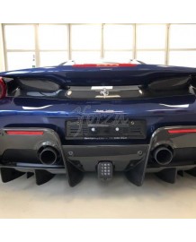 Bandeau inter-feux arrière Carbone SFORZA pour FERRARI 488 Pista