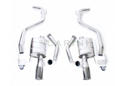 Silencieux d'échappement inox CARGRAPHIC pour JAGUAR XKR 4.0 / XK8 4.0 (1996-2002)