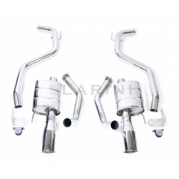 Silencieux d'échappement inox CARGRAPHIC pour JAGUAR XKR 4.0 / XK8 4.0 (1996-2002)