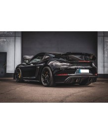 Silencieux d'échappement inox à valves CAPRISTO pour PORSCHE 718 GT4 RS / Spyder RS