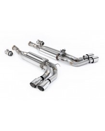 Silencieux d'échappement inox à valves MILLTEK pour Mercedes G63 AMG W465 (2024+)