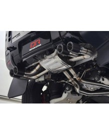 Echappement sport inox QUICKSILVER pour Land Rover DEFENDER P400 3,0l V6 90/110/130 (2020+)-Ligne FAP-Back à valves