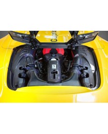 Caches latéraux moteur Carbone CAPRISTO pour Ferrari 488 GTS