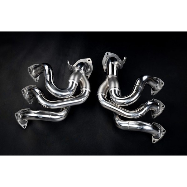 Collecteurs d'échappement inox CAPRISTO pour PORSCHE 718 GT4 RS / Spyder RS