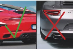 Silencieux d'échappement inox CAPRISTO pour PORSCHE 991.1 S GTS