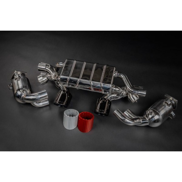 Ligne d'échappement inox avec catalyseurs sport CAPRISTO pour PORSCHE 991.2 GTS Ligne d'échappement inox avec catalyseurs sport CAPRISTO pour PORSCHE 991.2 GTS