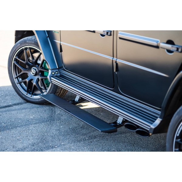 Marche-pieds électriques courts MSY pour Mercedes Classe G63 AMG / G500 / G550 / G450d / G580 W465 (2024+) Marche-pieds électriques courts MSY pour Mercedes Classe G63 AMG / G500 / G550 / G450d / G580 W465 (2024+)