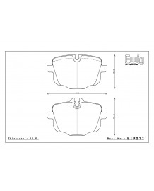 Plaquettes de freins Arrière ENDLESS ME20 pour BMW M3 G80 G81 / M4 G82 G83 (2021+)