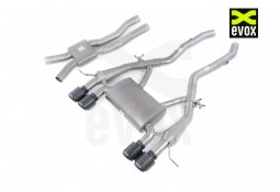 Ligne d'échappement Inox Cat-Back à valves EVOX pour BMW M3 G80 G81 M4 G82